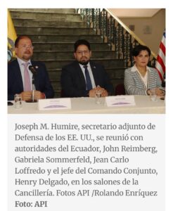 Trasfondo de la guerra comercial con Ecuador